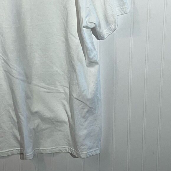 South Beach Miami Beach Florida Tee Mens XLarge White Blue Graphic Surf Style - Picture 9 of 10